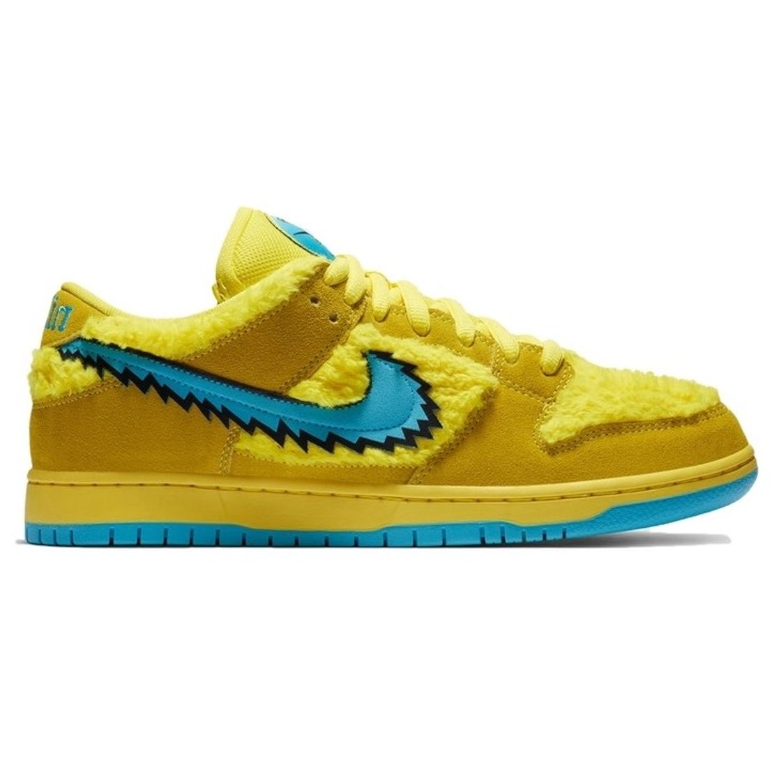 Fashion Nike SB Dunk Low - Grateful Dead Bears Opti "Yellow"