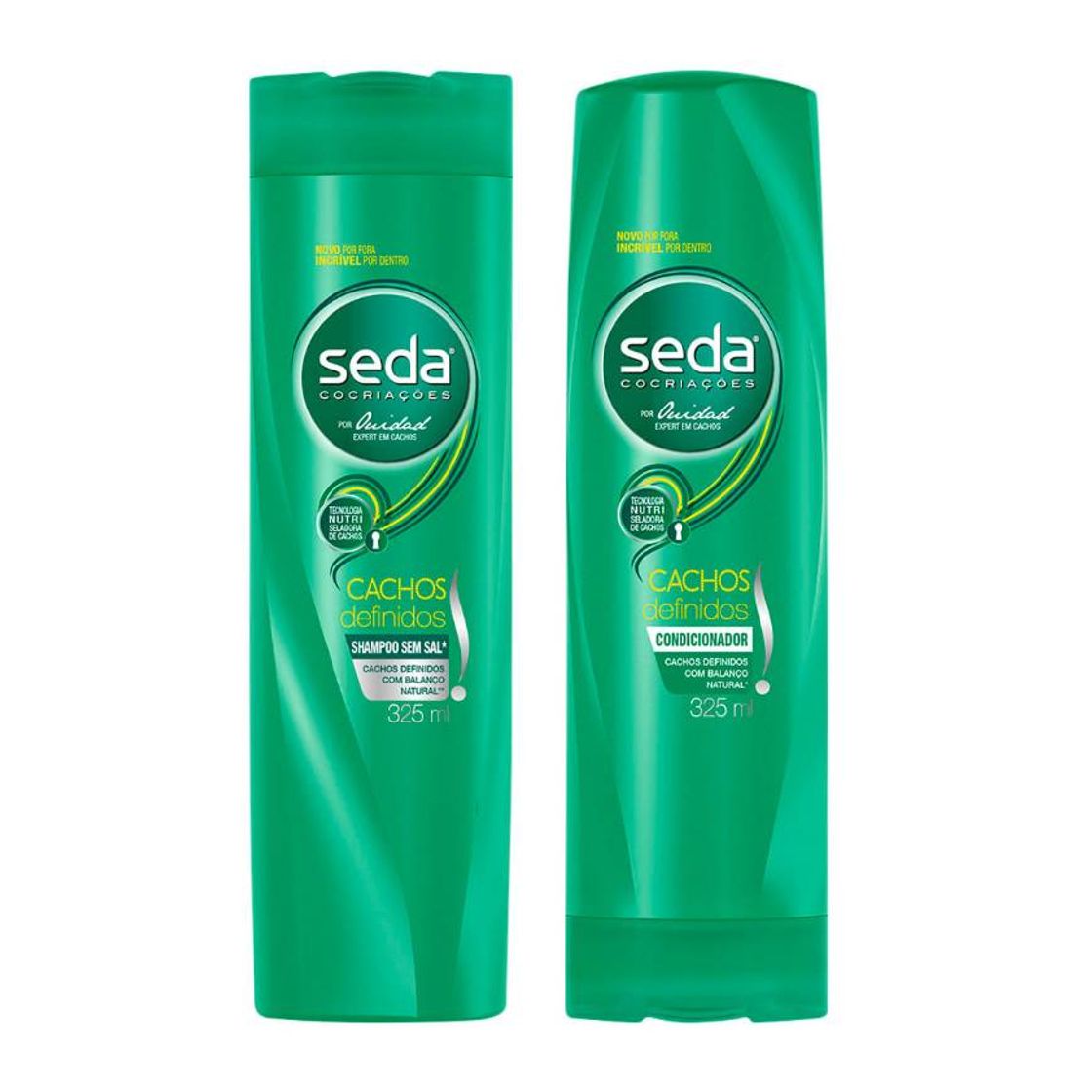 Moda Kit Shampoo + Condicionador Seda Cocriações Cachos Definidos