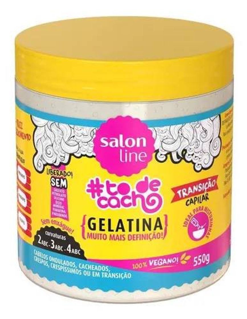 Moda Gelatina #todecacho Transição Capilar Salon Line 550g

