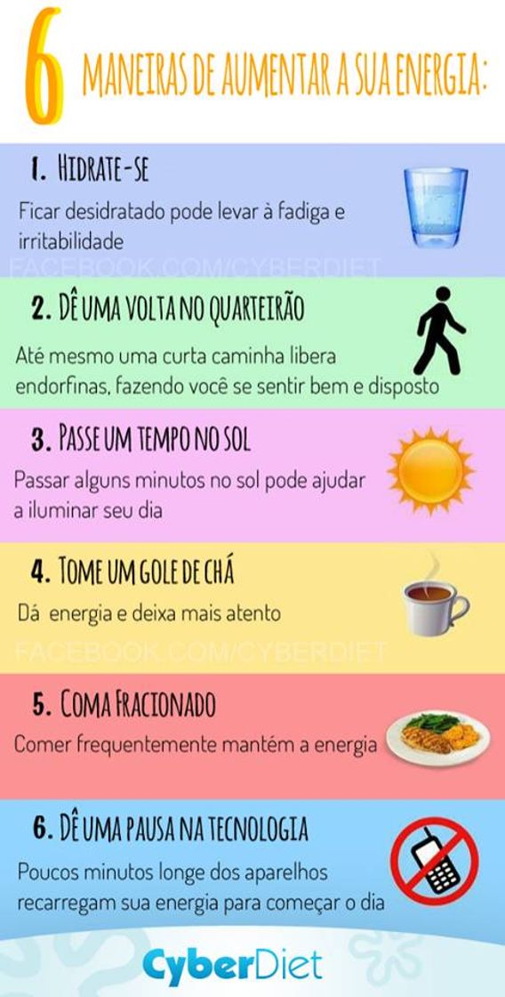 Moda 6 maneiras de aumentar sua energia: