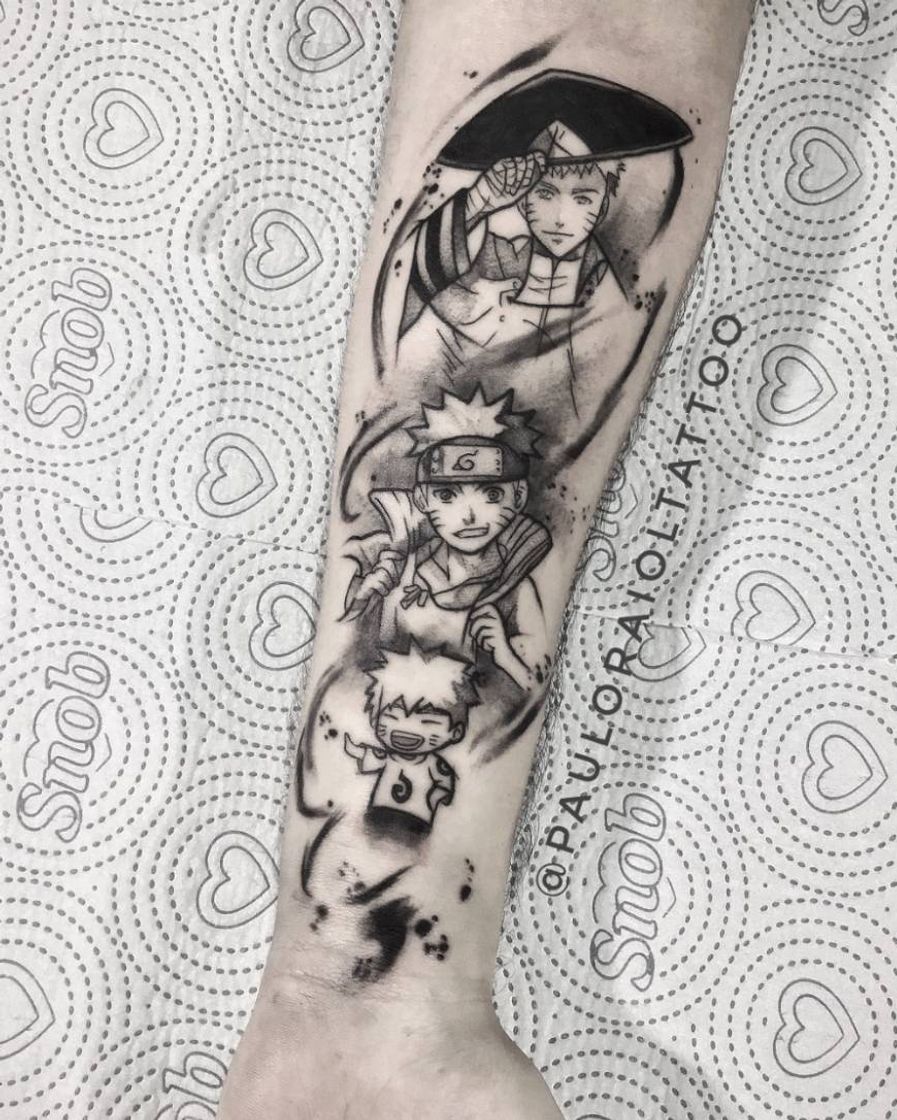 Fashion Tatuagem Naruto-fases 