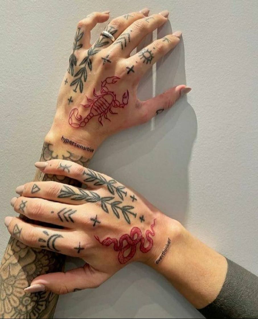 Moda Tatoo nas mãos 