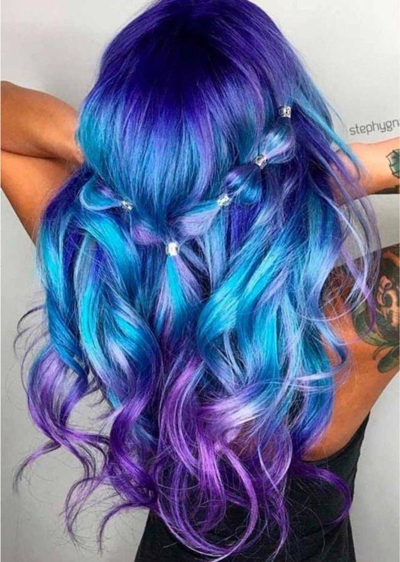 Moda Amei a coloração♥💜