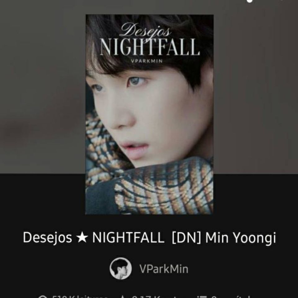 Libro DESEJOS NIGTHFALL - Min Yoongi 