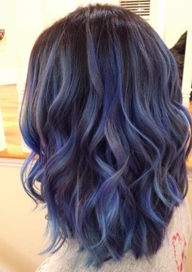 Fashion Purple/blue hair!