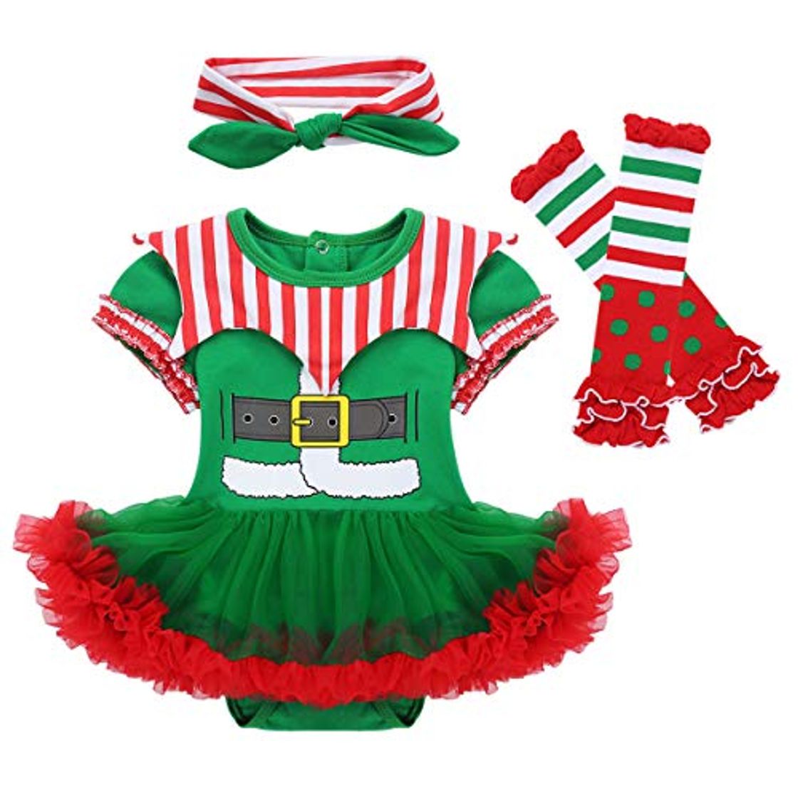 Moda IEFIEL Conjunto Infantil de Carnaval Navidad Reyes Fiesta Body Pelele