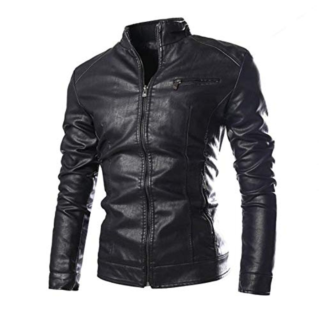 Moda Chaqueta De Motociclista PU De otoño 2020