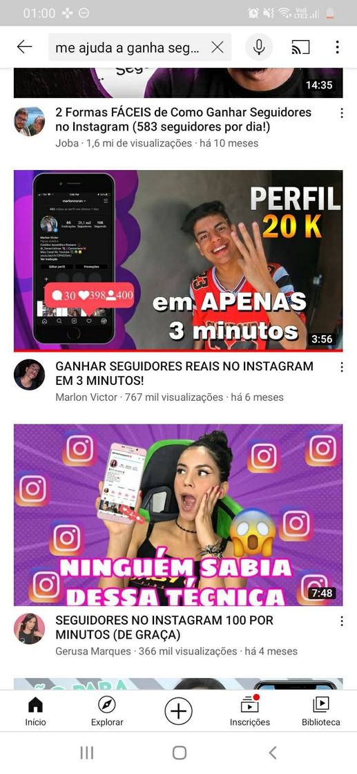 Social Em apenas 3 minutos 20K no Instagram