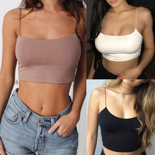 Camisetas sin Manga de Mujer,Mujeres Sexy Verano Deporte Sujetadors Tops de Cortos