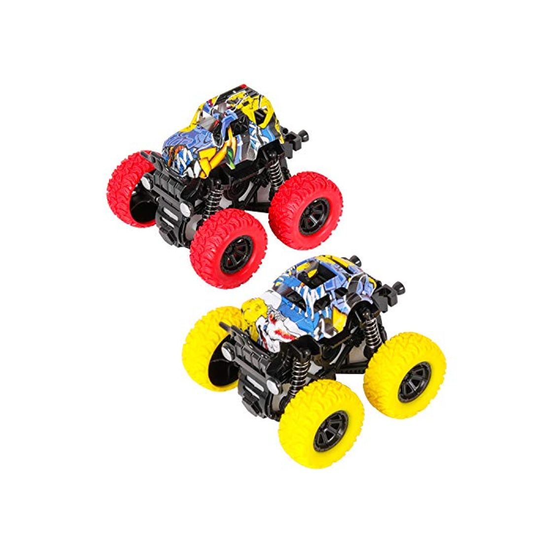 Social m zimoon Echar para Atrás Coche Vehículos de Juguete Friction Powered Monster