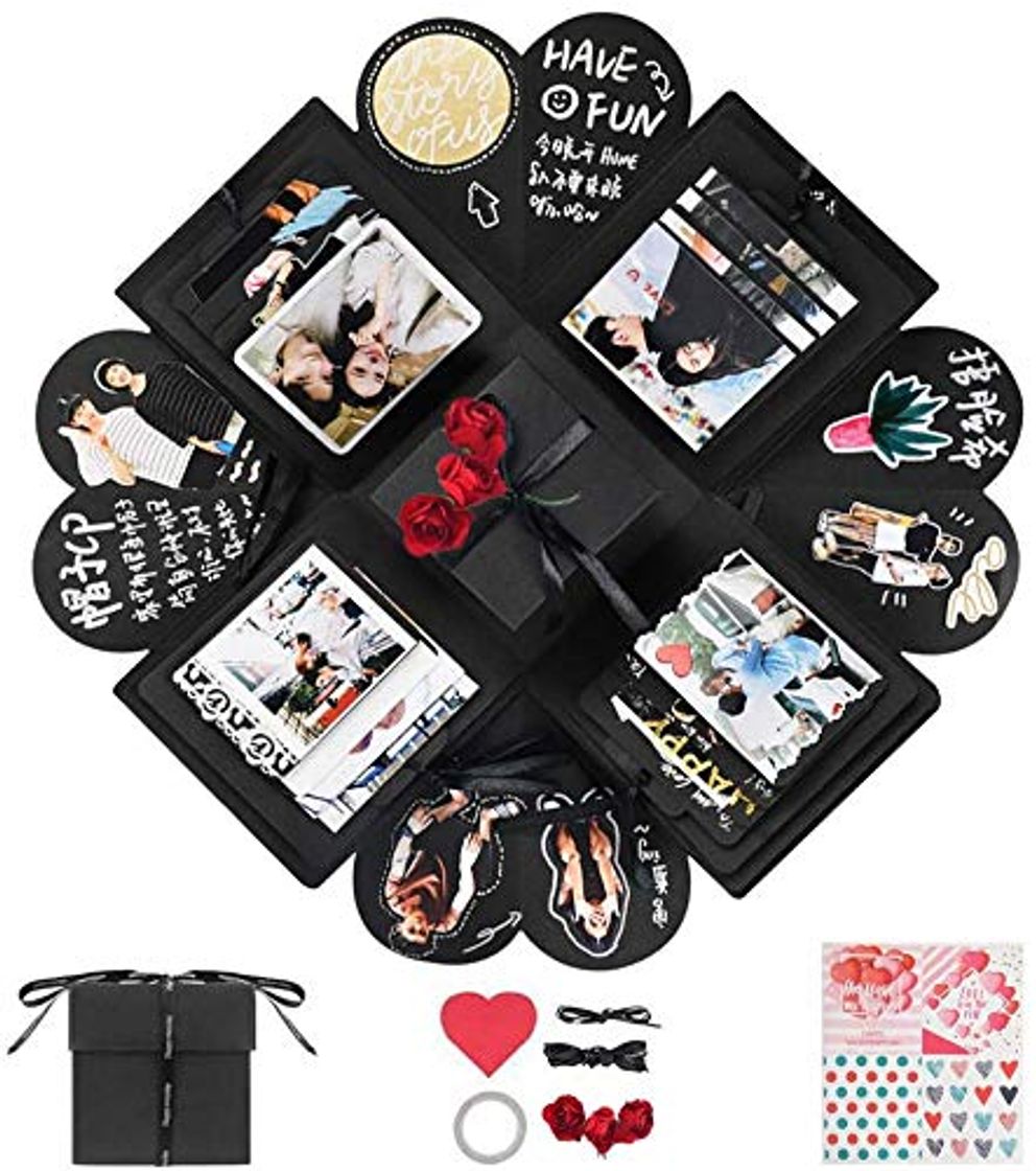 Social YITHINC Caja de Regalo DIY Álbum de Fotos Hecho a Mano