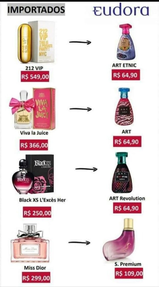 Fashion PERFUMES BARATINHOS X IMPORTADOS 