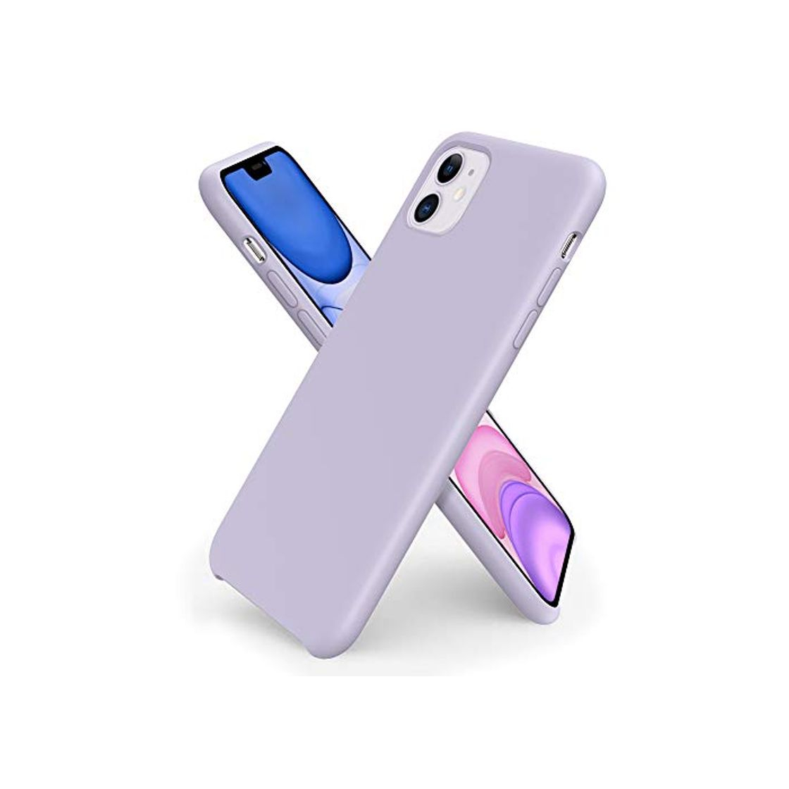 Product ORNARTO Funda Silicone Case para iPhone 11, Carcasa de Silicona Líquida Suave