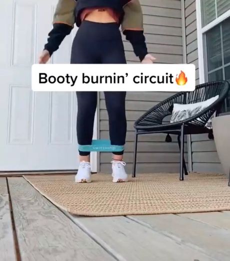 Booty burnin’ circuit 🍑🔥