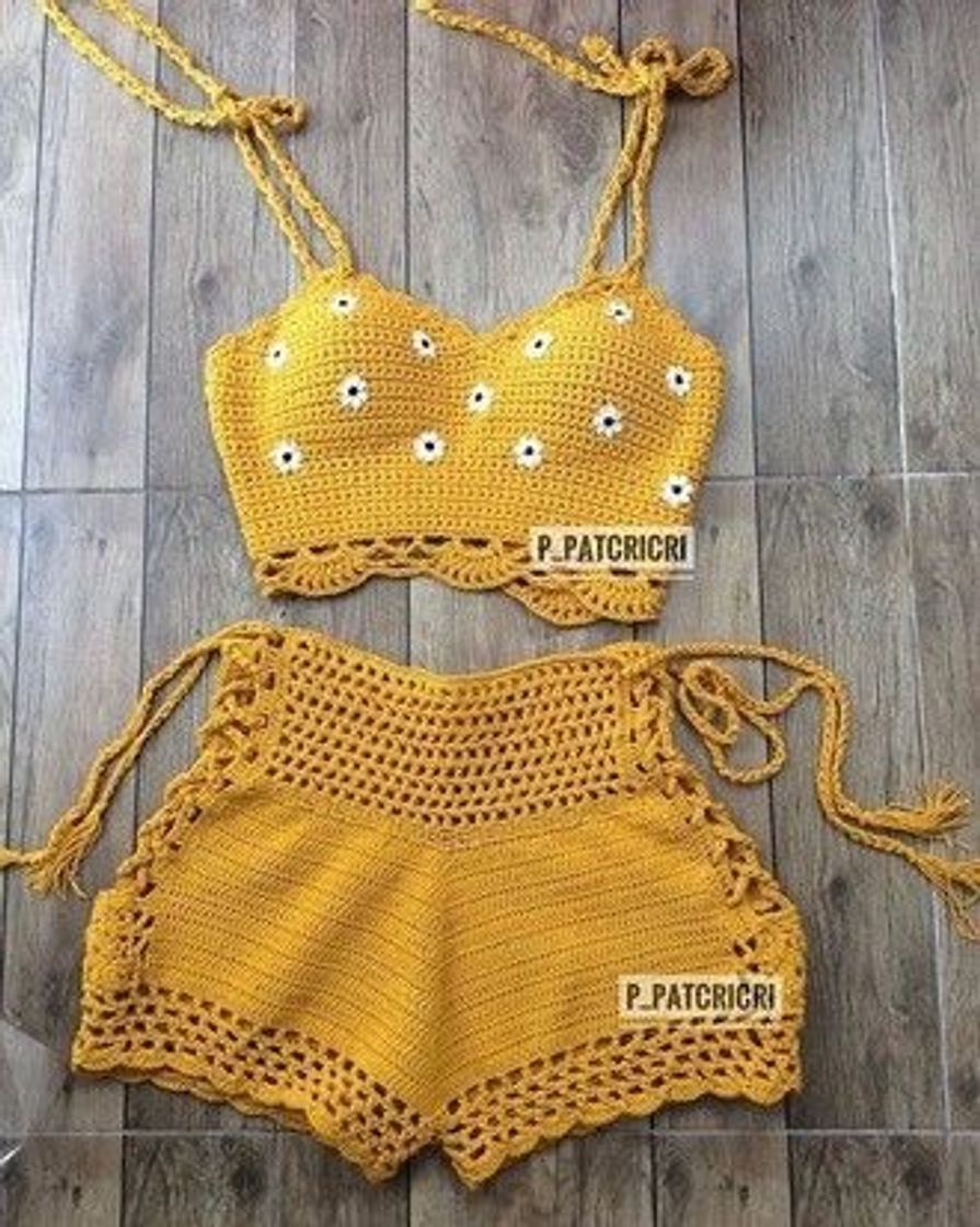 Social Olha este conjuntinho maravilhoso 🥰 de crochê 