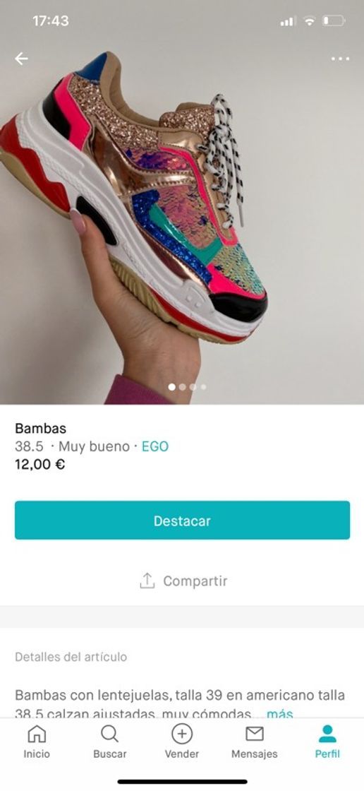 Moda Vendo mis bambas