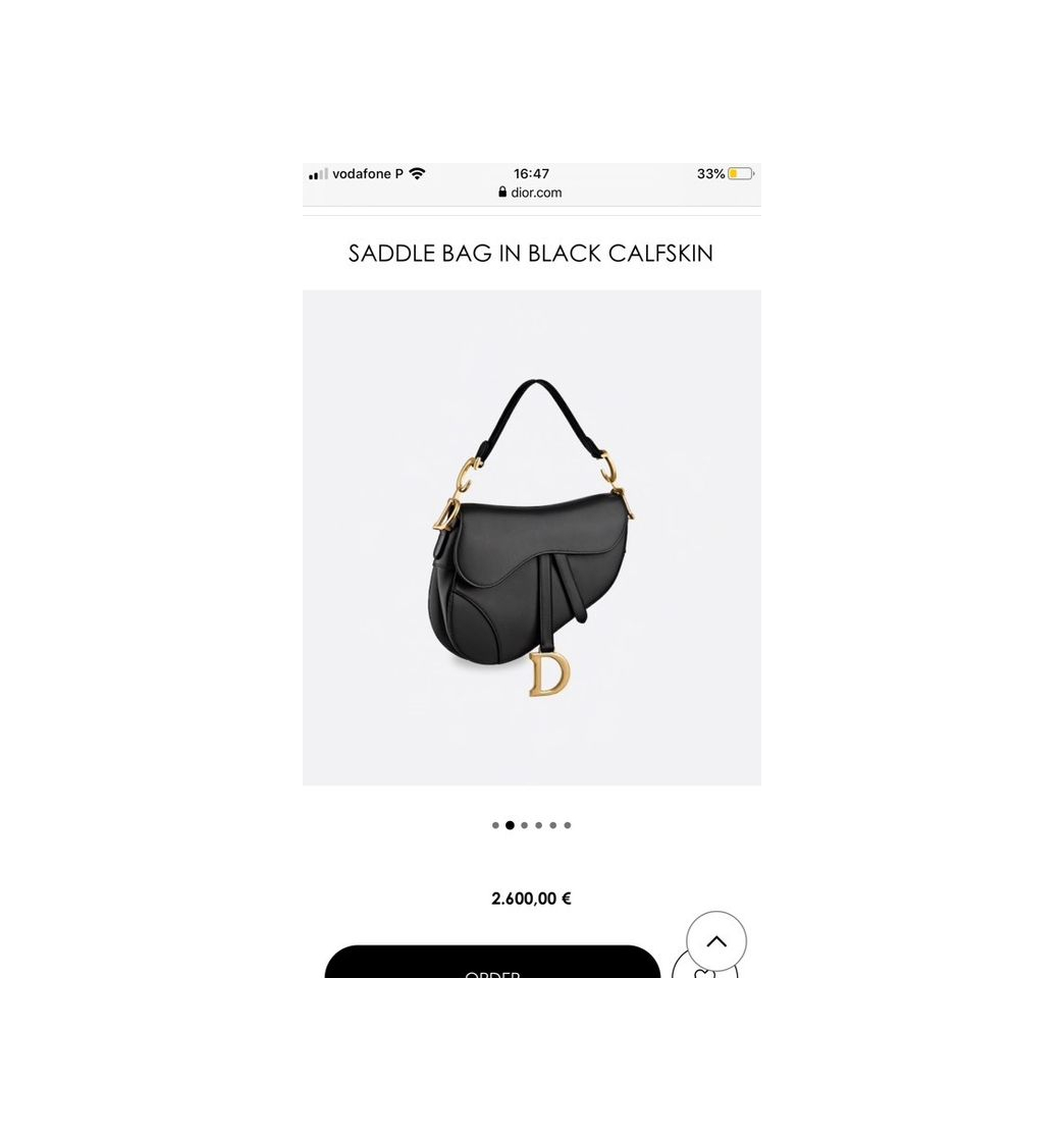 Product DIOR SADDLE BAG 