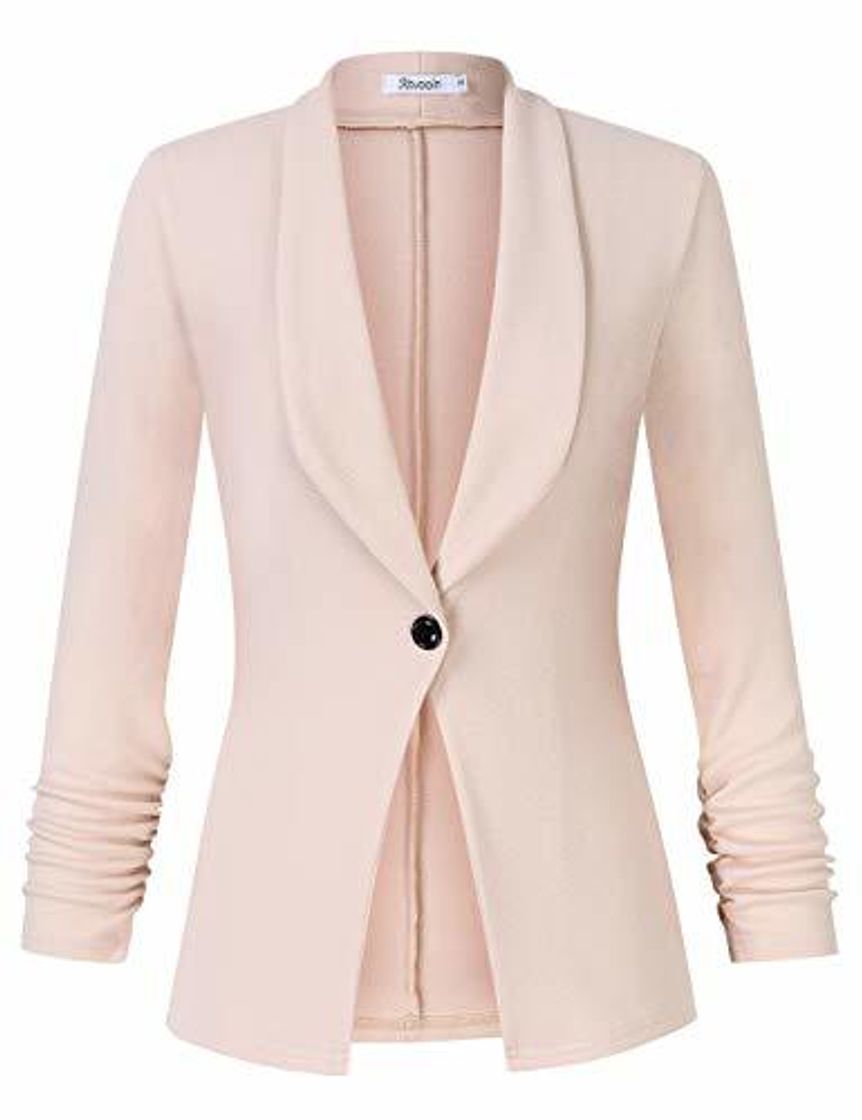 Producto KOJOOIN - Blazer para Mujer de Manga 3/4, Bolero de Negocios, Chaqueta