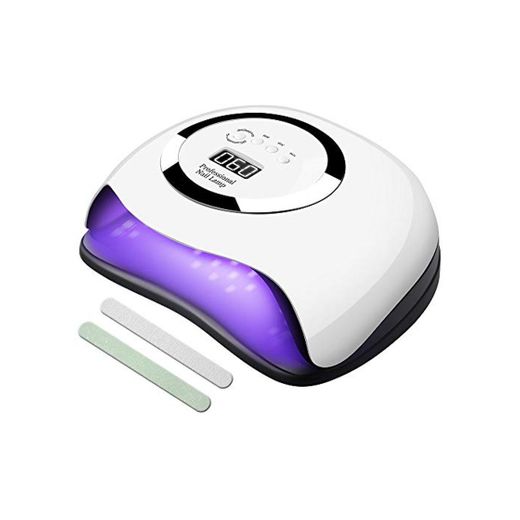 BLISSDAY Lámpara Led Uñas UV LED 120 W Curado de Esmalte de