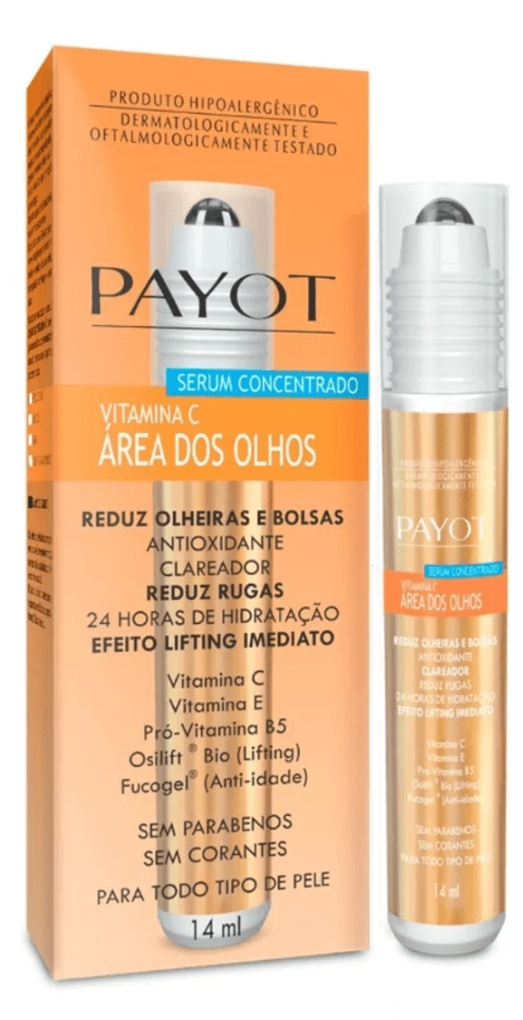 Moda Sérum para a área dos olhos Payot - vitamina C