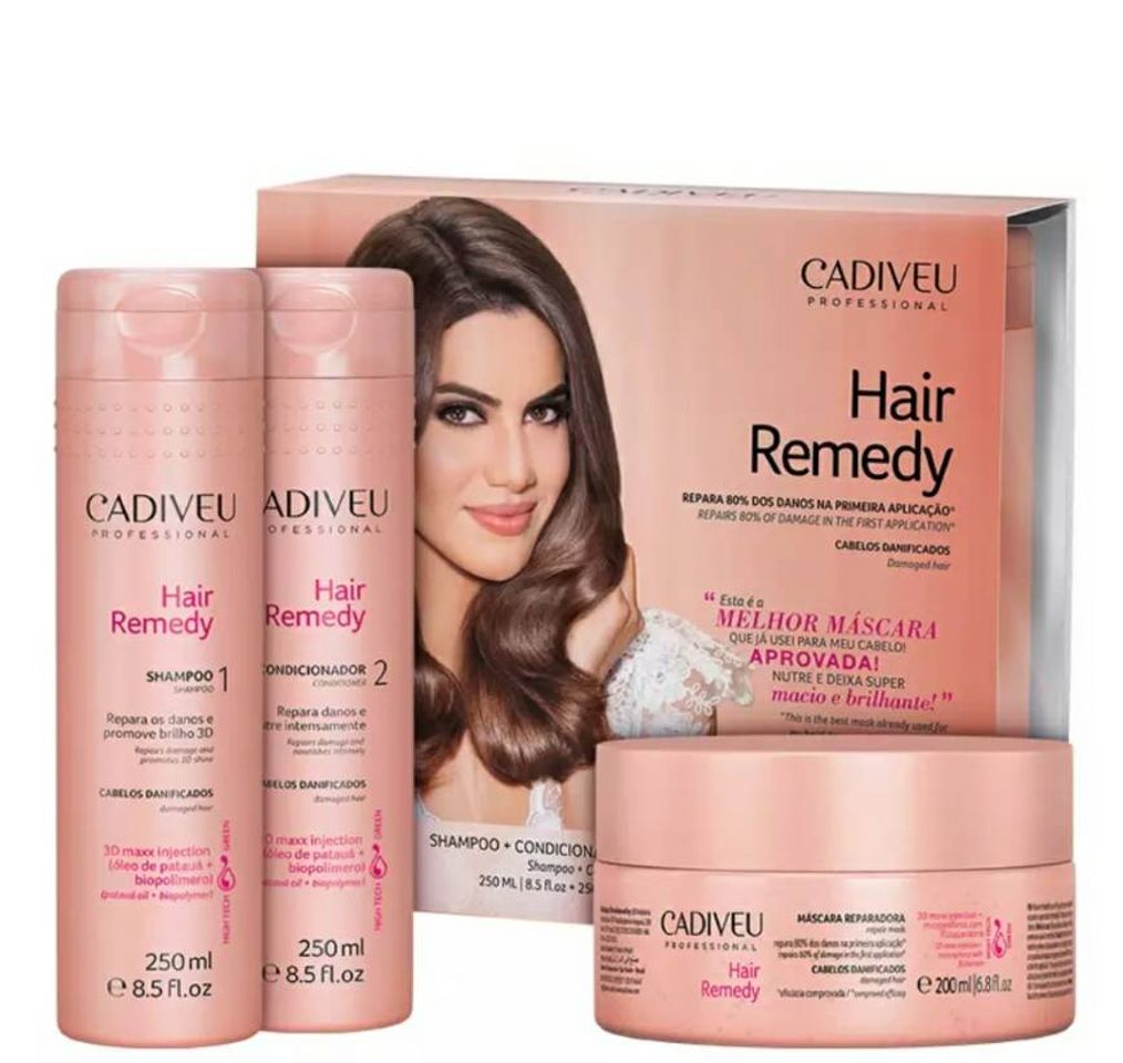 Fashion Kit Cadiveu Hair Remedy Reparador