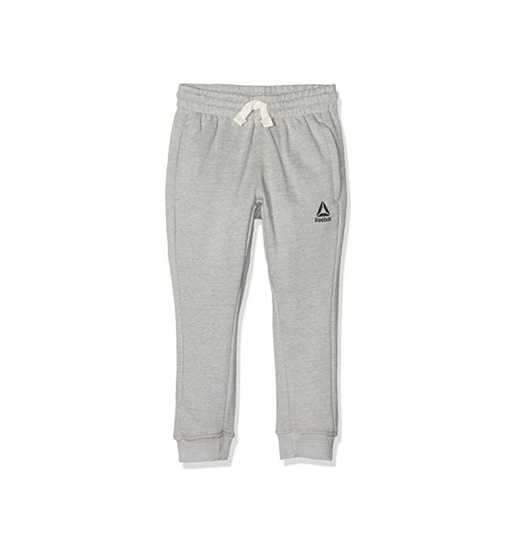 Moda Reebok B Elem Marb Mel Swe Pantalones, Niños, Gris