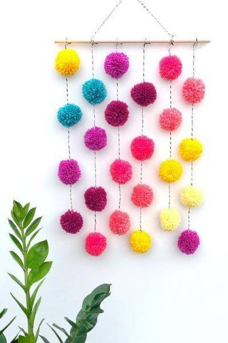 Moda DIY-Decoração com pompons