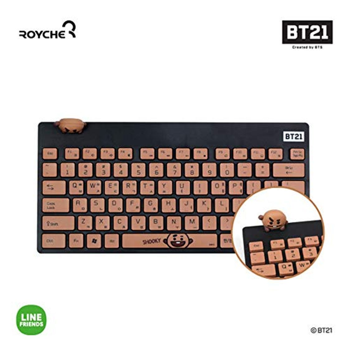 Lugar BT21 Teclado inalámbrico Oficial por Royche