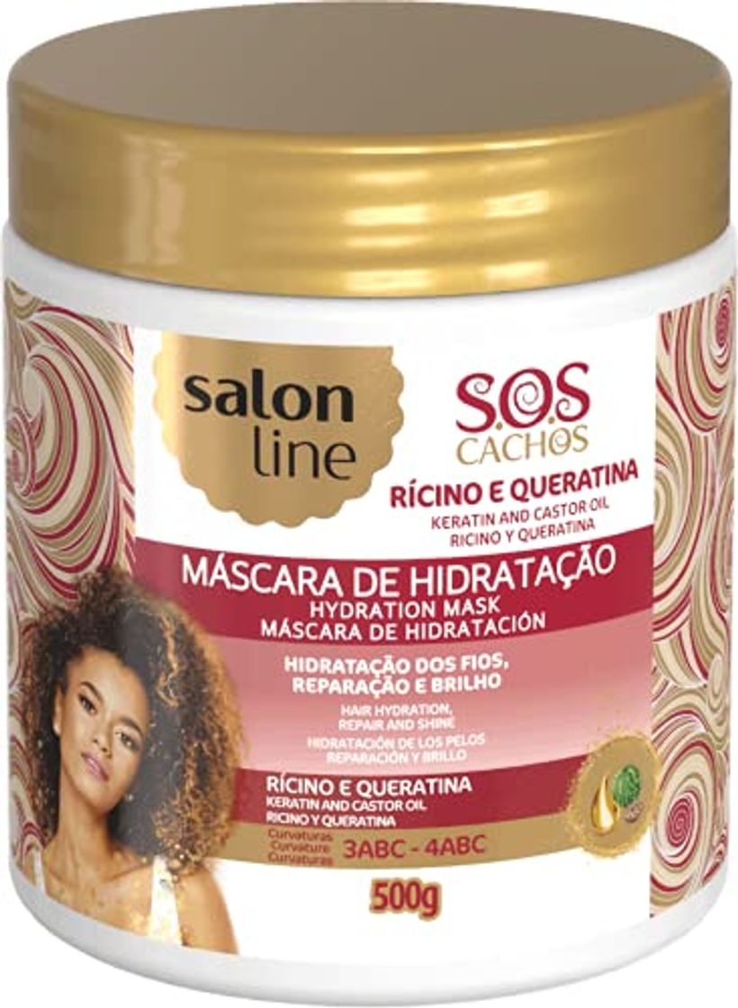 Beauty Salon Line SOS Máscara Ricino e Queratina 500g