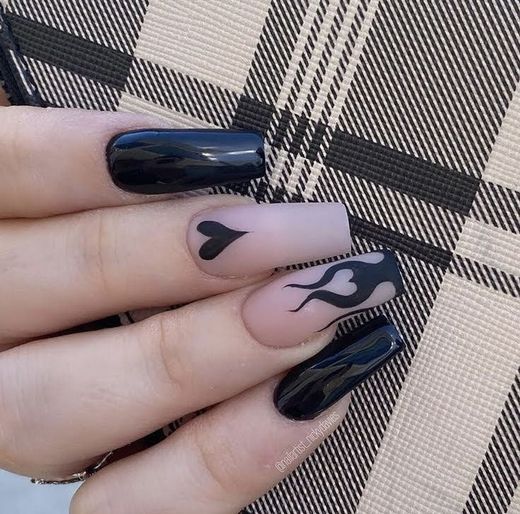 Cute Goth Nails
