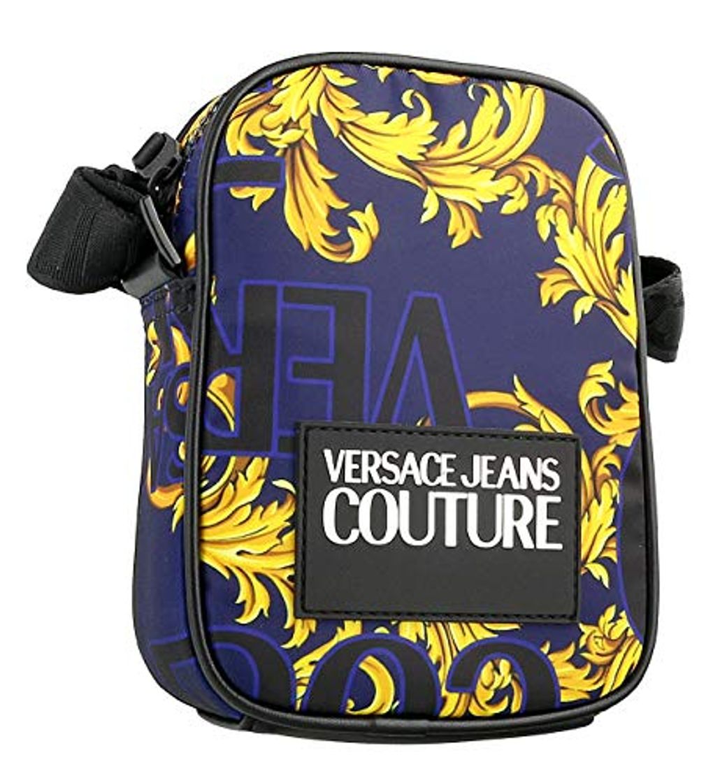 Social Versace Jeans Couture Accessories Baroque Print Small Cross Body Bag One Size NAVY