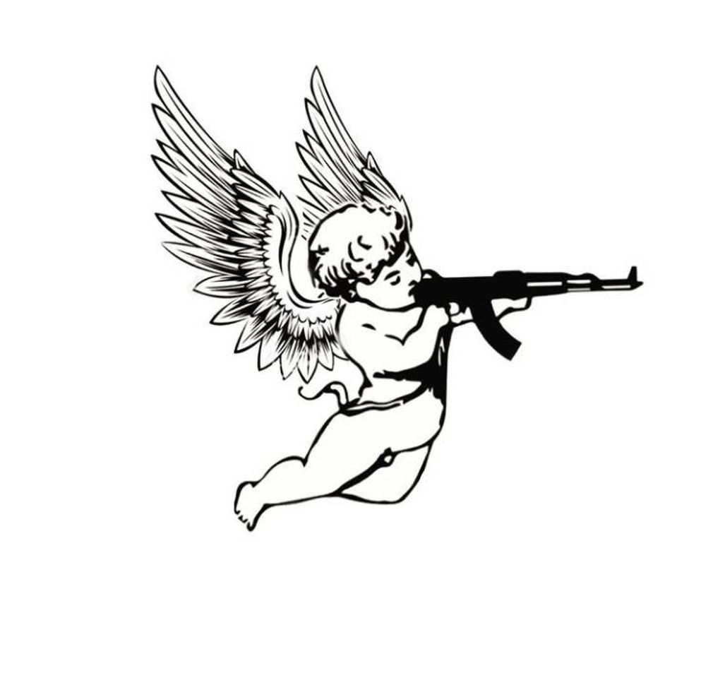 Social Tatto de anjo