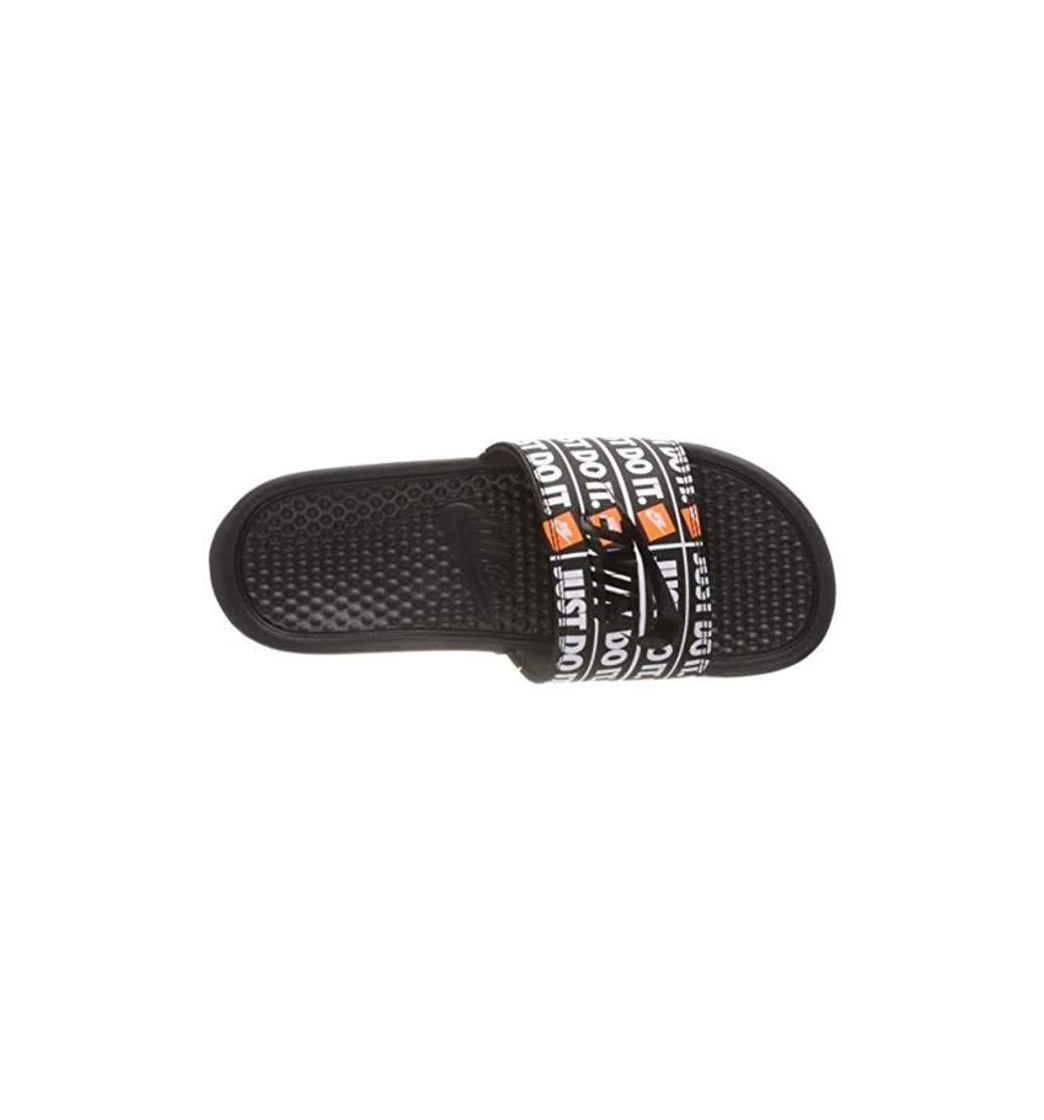 Product Nike Benassi JDI Print, Zapatos de Playa y Piscina para Hombre, Negro