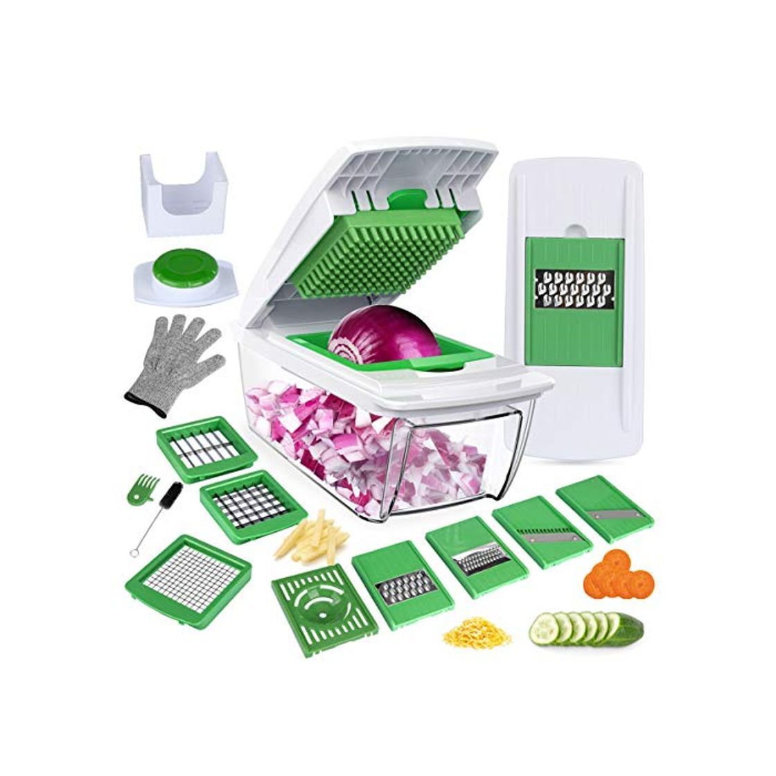 Social Mandolina de Cocina Cortador de Verdoras Utensilios de Cocina Profesional Rallador de