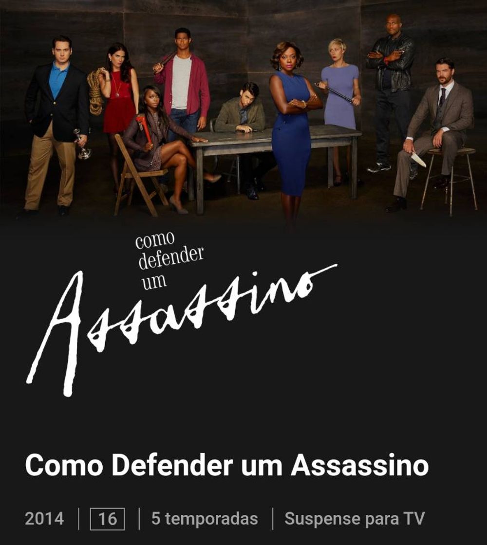 Serie Como Defender um Assassino disponível na Netflix 