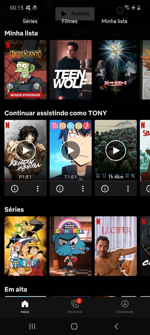 Moda Vende-se tela Netflix 