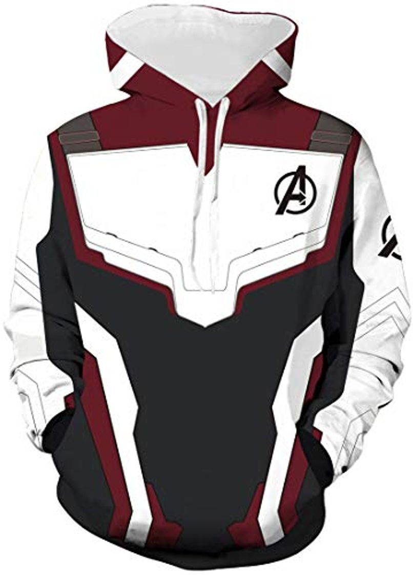 Fashion FLYCHEN Hombre Sudadera con Capucha 3D Impreso Avengers Endgame Film Superhero Men's