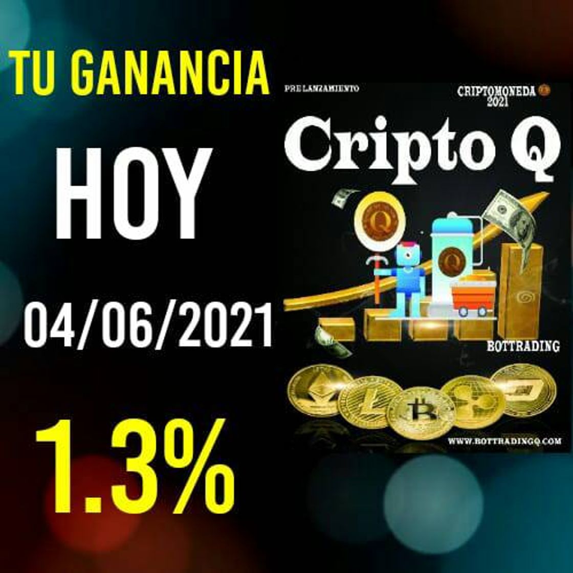 Aplicaciones Crypto Q nueva criptomoneda de Bot Trading genera ganancias