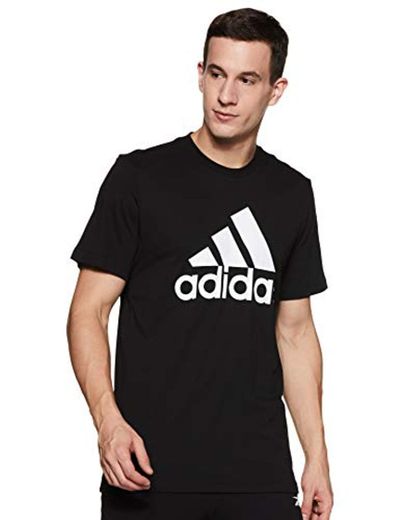 adidas Most Haves Badge of Sports TS M Camiseta, Hombre, Negro