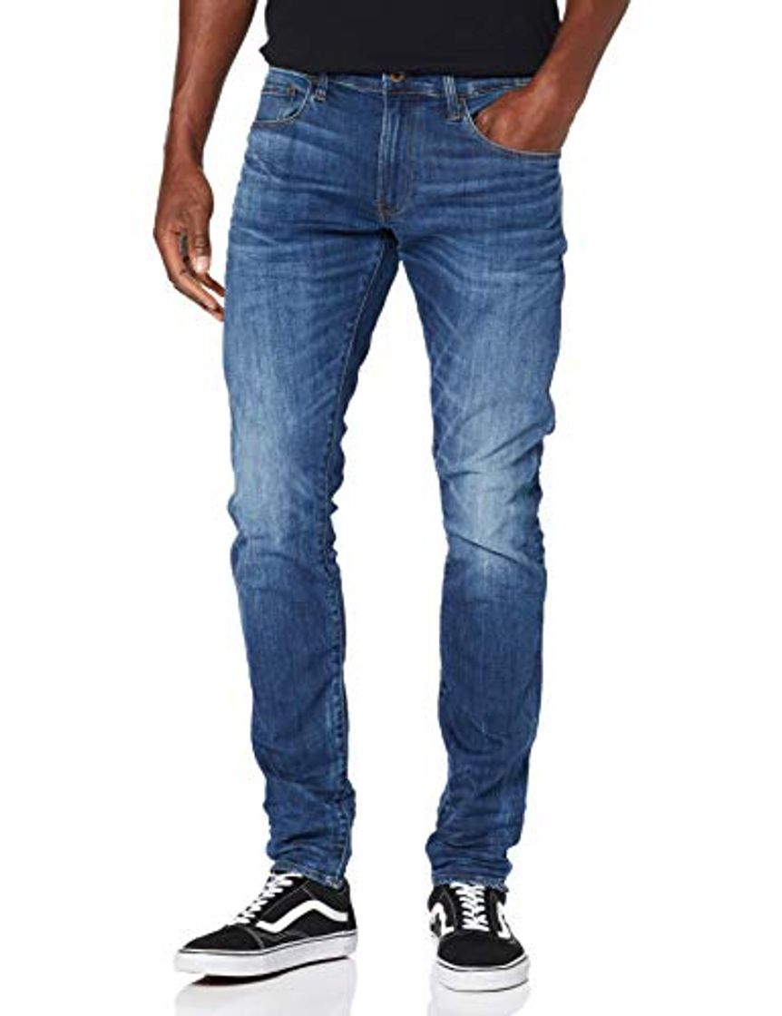 Fashion G-STAR RAW 3301 Deconstructed Skinny Vaqueros, Medium Indigo Aged 8968-6028, 33W