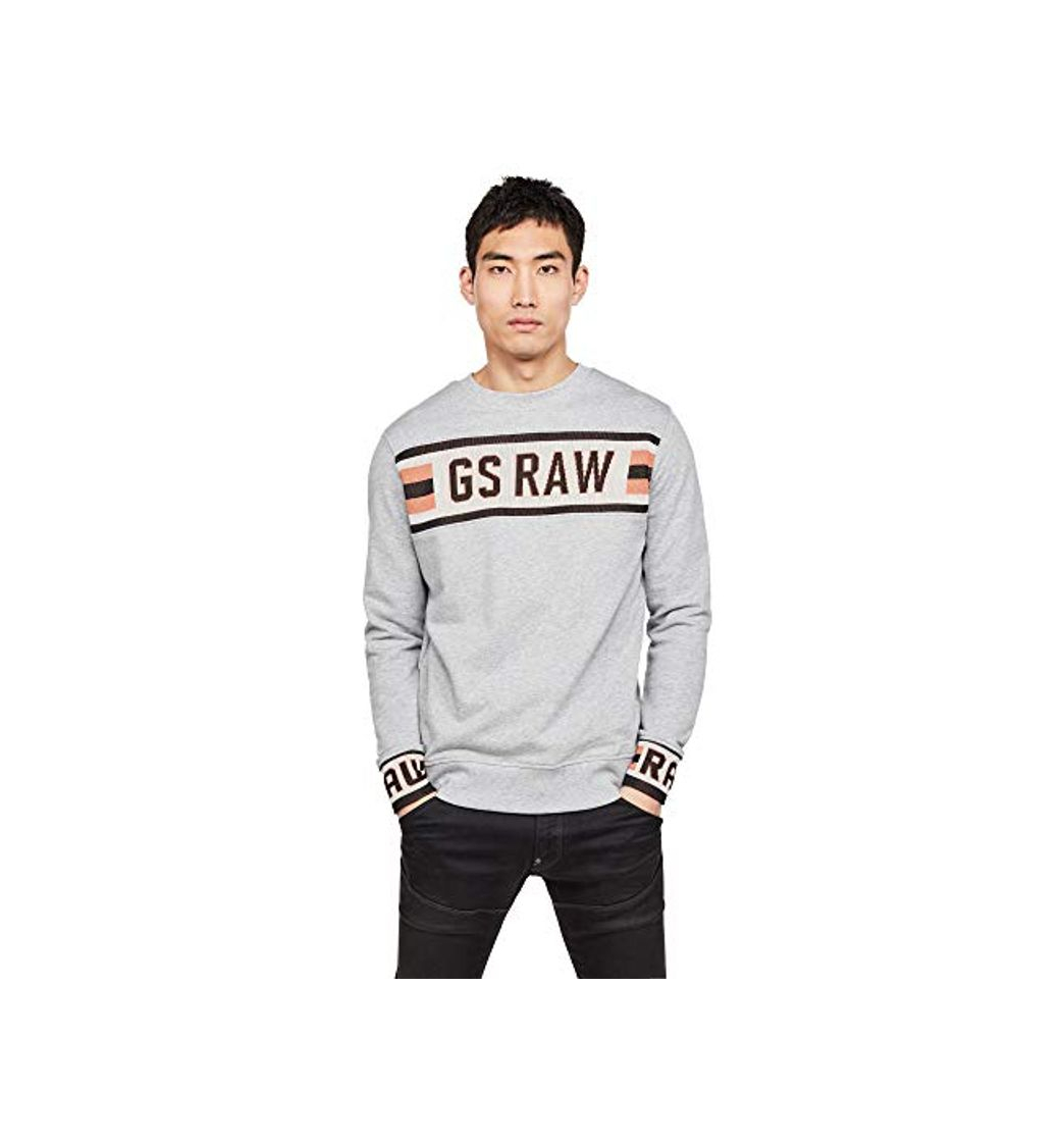 Fashion G-STAR RAW Jacquard_Sweatshirt Sudadera, Gris