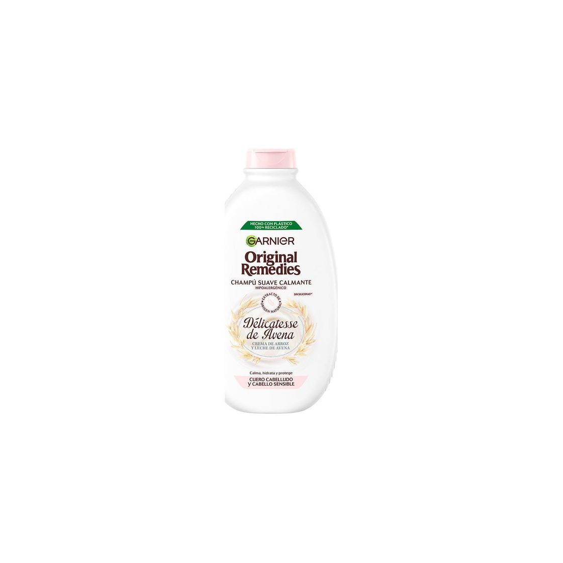 Social Champu de delicatesse de avena y arroz original remedies