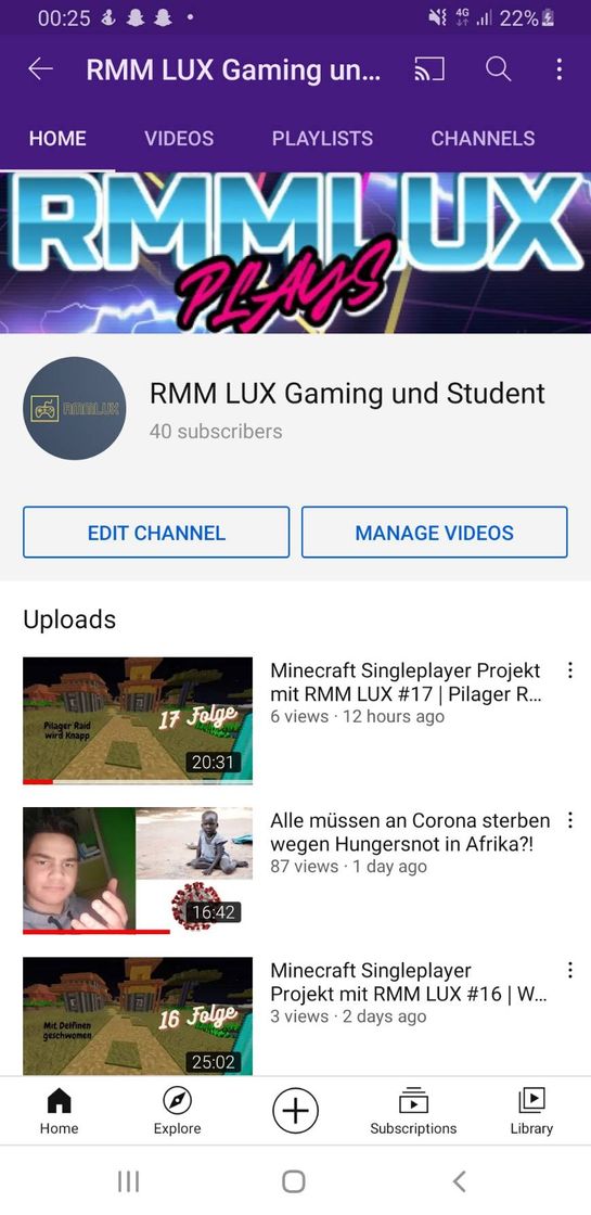 Social Yt Channel RMM LUX