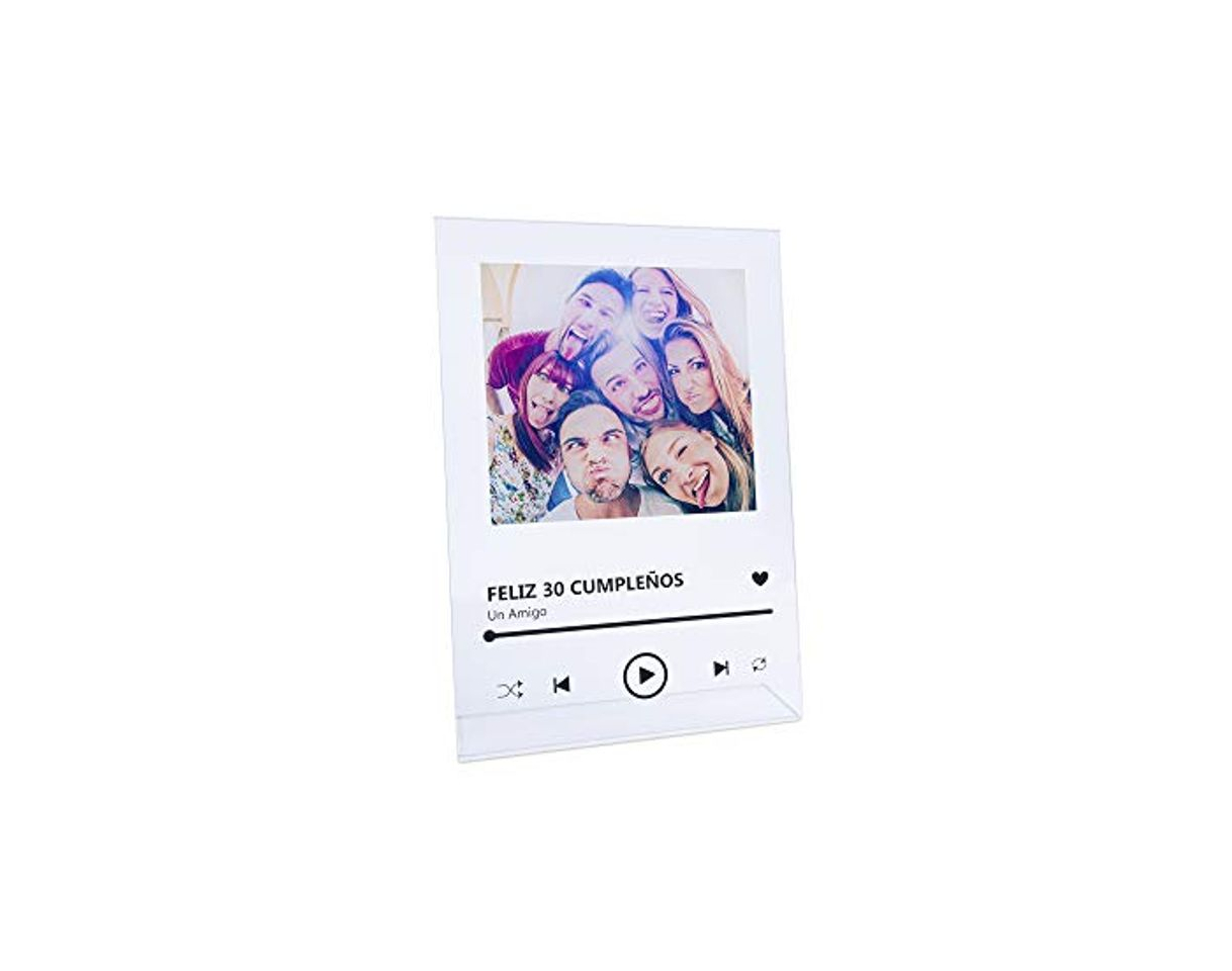 Producto Oedim Placa Metacrilato Música Spotify Personalizado