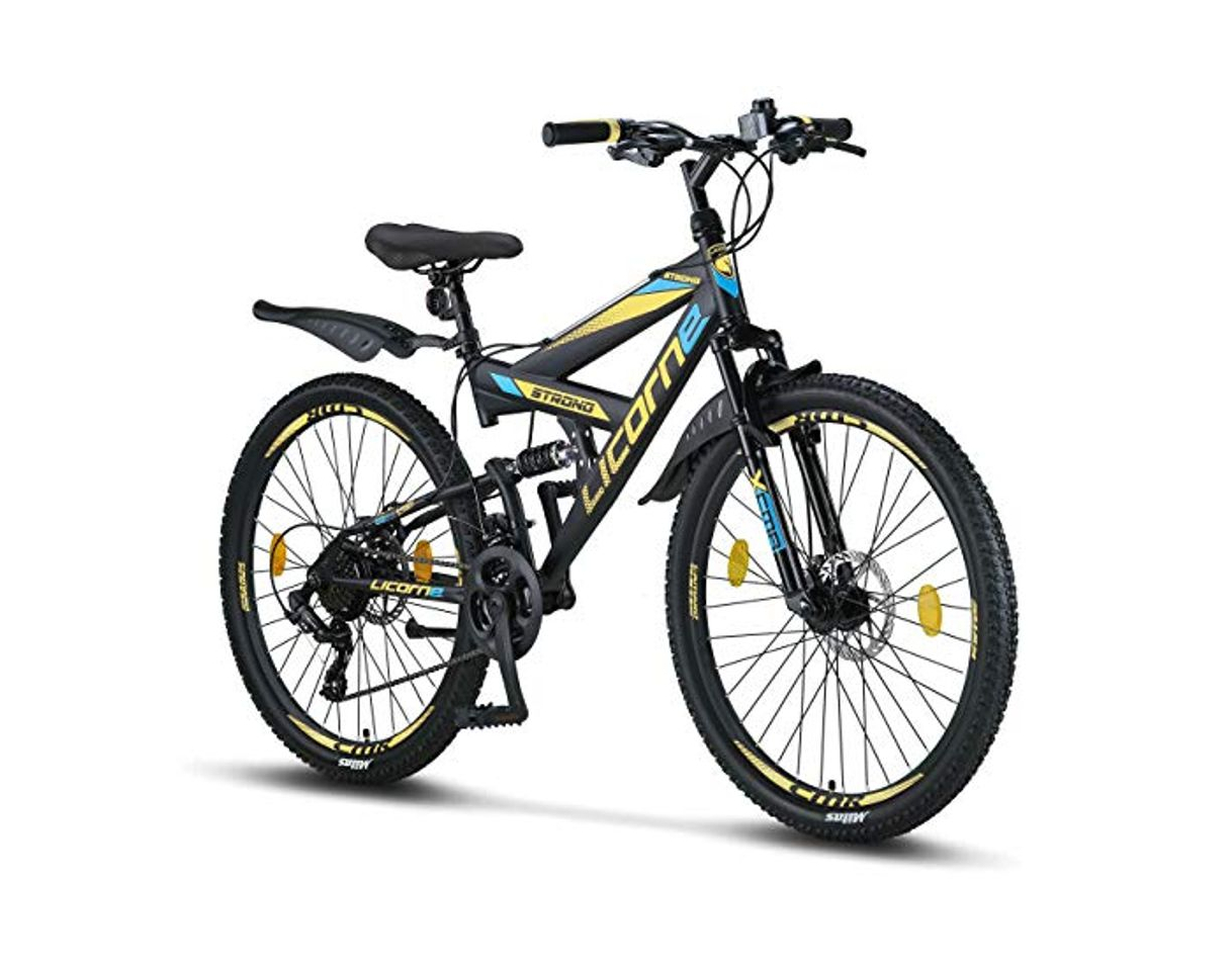 Producto Licorne Bike Strong D - Bicicleta de montaña de 26 pulgadas Fully