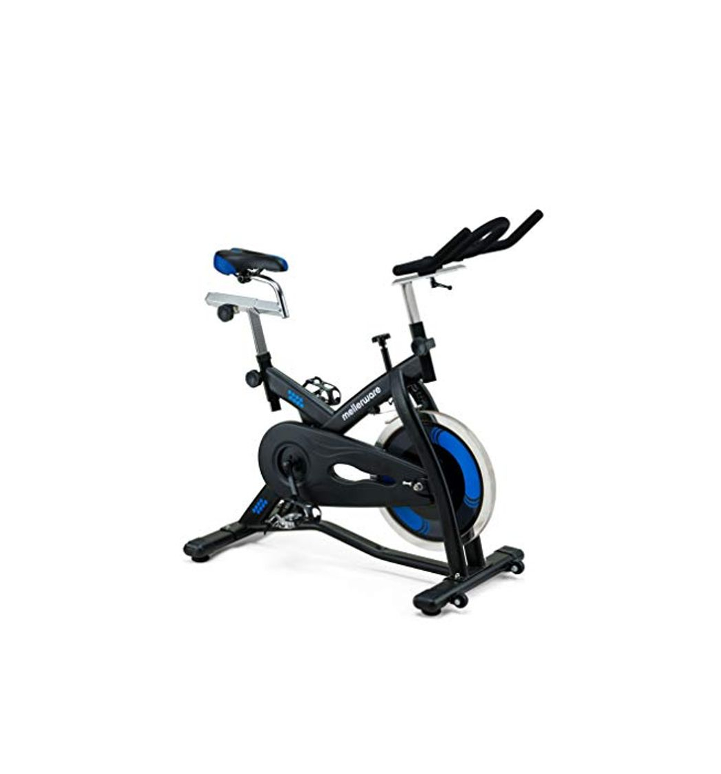 Producto Mellerware - Bicicleta Estática spinning - Resistencia ajustable con Pantalla LCD. Sillín