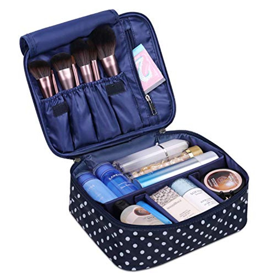 Product Neceser de Viaje para Maquillaje, Organizador Grande para Mujeres y niñas