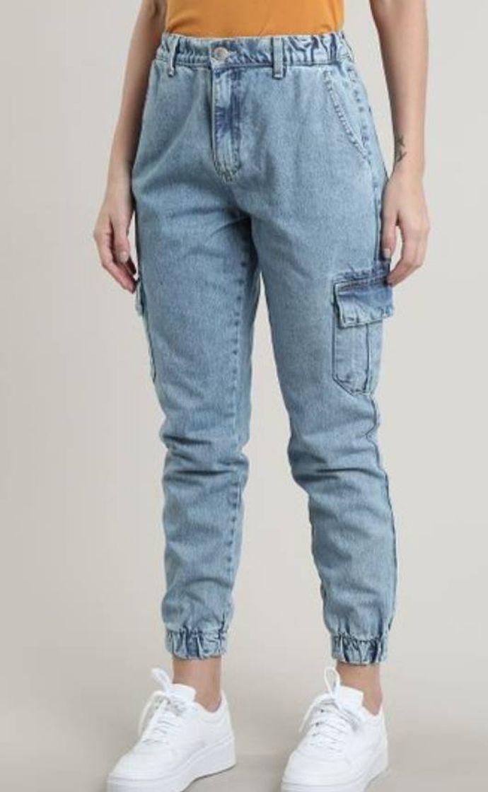 Fashion Calça mom jeans