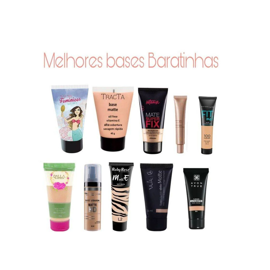 Productos Melhor bases baratas