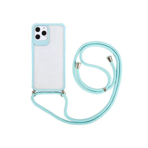 Oihxse Funda con Cuerda Compatible con iPhone 11 Pro Carcasa Transparent Silicona